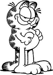 Garfield the Cat, Vinyl cut decal