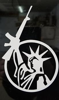 Statue of Liberty Holding Gun