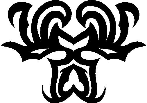 Tribal Design, Vinyl cut decal