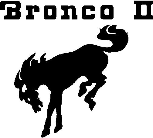 Ford bronco horse emblem #6